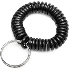 Juvale Spiral Wrist Key Chain Coil Bracelet