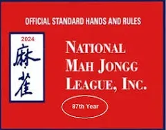 National Mah Jongg League 2024 Large Size Card