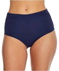 Anne Cole Women's Convertible High Waist Shirred Swim Bottom