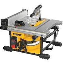 DEWALT 8-1/4 Compact Jobsite Table Saw DWE7485