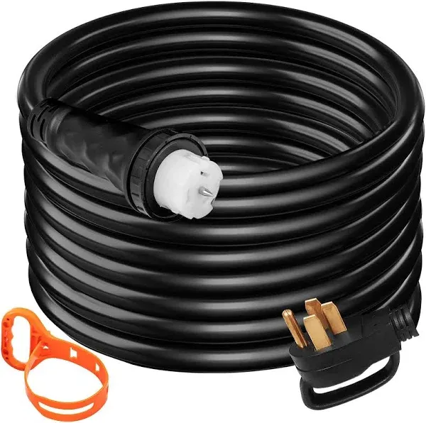 VEVOR 15ft Generator Power Cord 50-Amp 125/250-Volt 14-50P to CS6364 Locking Connector