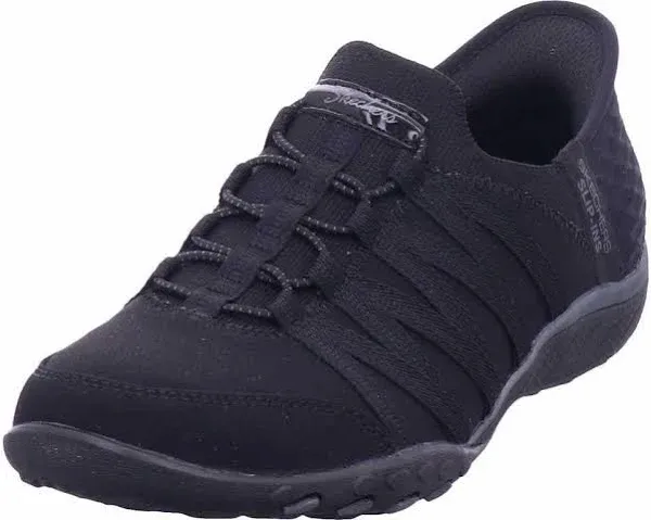 Skechers Slip-Ins Women's Breathe Easy Roll with Me Black 11