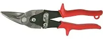 Crescent Aviation Snips Straight and Left Cut 9-3/4 in Compound Action Steel