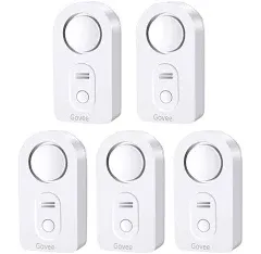 Govee Water Leak Detectors 5 Pack, 100dB Adjustable Audio Alarm Sensor, Sensitive Leak and Drip Alert