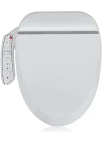 ZMJH ZMA102 Bidet Toilet Seat, Elongated Smart Unlimited Warm Water, Vortex Wash, Electronic Heated, Warm Air Dryer, Rear and Fr