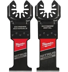 Milwaukee NITRUS Carbide Extreme Metal Universal Fit OPEN LOK Multi Tool Blade 49-25