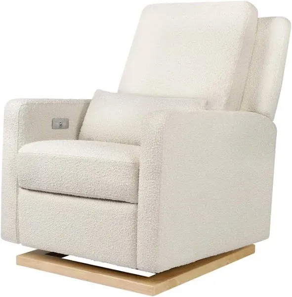 Babyletto Sigi Electronic Recliner and Glider in Eco Performance Fabric with USB Port