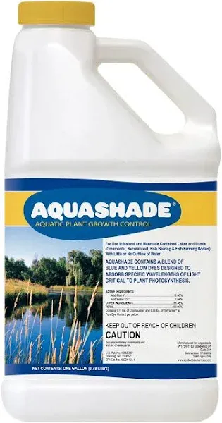 Aquashade Aquatic Plant Growth Control, 1 gal, Blue