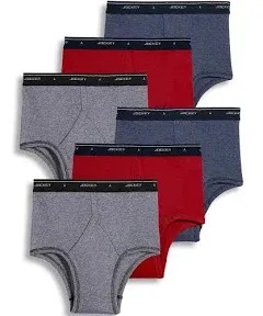 Jockey Men's Underwear Classic Full Rise Brief - 6 Pack