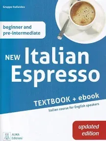 New Italian Espresso: Textbook + Ebook UPDATED EDITION - Beginner/pre-intermedia