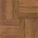 Achim Tivoli 3 Finger Med. Oak Parquet 12x12 Self Adhesive Vinyl Floor Tile - 45 Tiles/45 Sq ft.