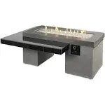 Outdoor GreatRoom UPTOWN Linear Gas Fire Pit Table