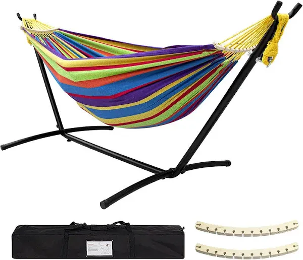 SZHLUX Double Hammock with Stand Included