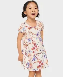 The Children's Place Baby and Toddler Girls Floral Tiered Dress