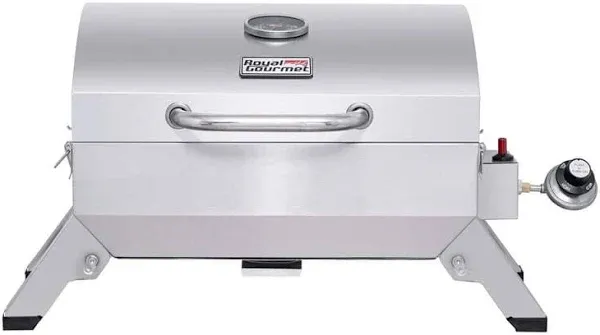 Royal Gourmet Gt1001 Stainless Steel Portable Grill, 10000 Btu Bbq, Silver