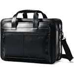 Samsonite Black Expandable Leather Business Case