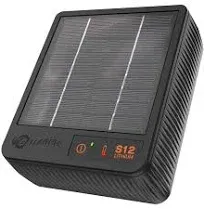 Gallagher S12 Solar-Powered Fence Energizer 4 mi. Black