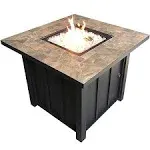 AZ Patio Heaters Square Propane Tile Top Fire Pit