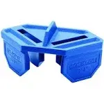 Rockler ¾” Quick Grip Corner Clamp Clips (Blue, 4 Pack) - Polypropylene 90 Degree Angle Clamps Clips - Corner Clamps for Woodworking to Lock Onto 3