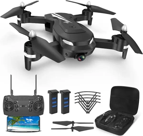 Drone with Camera - T26 1080P HD RC Mini Drone, Fpv Drones for Adults, with Wifi