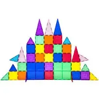 PicassoTiles 60 Piece Set Magnet Building Tiles