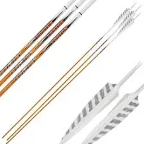 Easton Carbon Legacy Arrows 4 in. Feathers 6 pk