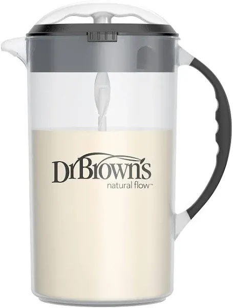 Dr. Brown&#039;S Baby Formula Mixing Pitcher with Adjustable Stopper, Locking Lid, &amp; 