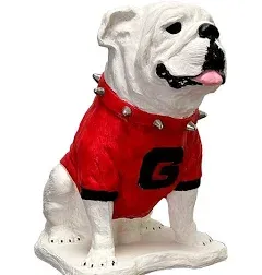 College Bronze Georgia Bulldogs UGA Boom Mascot Stone Statue