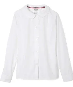 French Toast Girls' Modern Peter Pan Collar Blouse