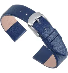 Genuine Leather Flat Thin Watch Strap