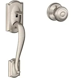 Schlage Camelot Lower Handleset with Georgian Knob