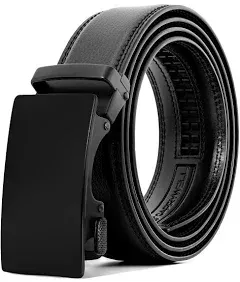 Men's Adjustable Leather Ratchet Belt