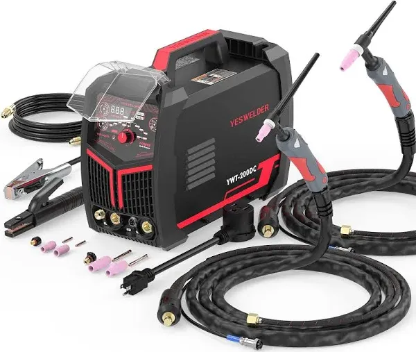 YWT-200DC DC Pulse High-Frequency Lift TIG Capable TIG Welder