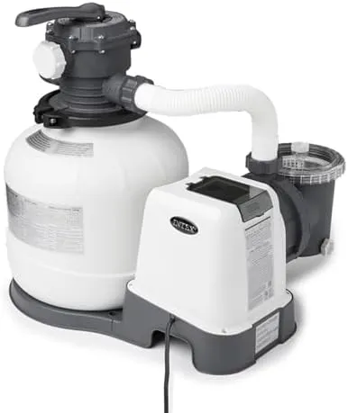 Intex - 2800 GPH Above Ground Pool Sand Filter Pump with Automatic Timer