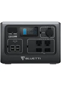 BLUETTI EB55 Portable Power Station | 700W 537Wh