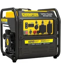 Champion 4250-Watt RV Ready Open Frame Inverter Generator 200954