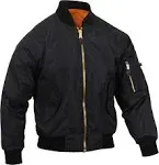 Rothco - Lightweight MA-1 Black Flight Jacket