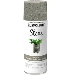 Rust-Oleum 7992830 Stone Creations Spray, 12 oz, Gray Stone