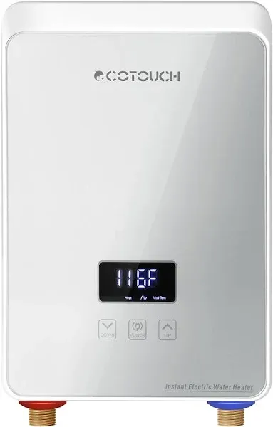 5.5KW On-Demand Water Heater with Overheat Protection &amp; LED Display for Sinks