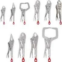 Milwaukee 10pc Torque Lock™ Locking Pliers Set 48-22-3690 Replaces Vise Grip