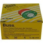 Bussmann - TL-30PK4 - 30 amps Time Delay Plug Fuse - 4/Pack