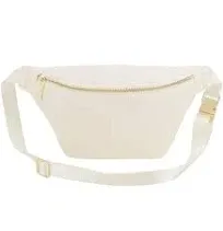 YogoRun Large Fanny Pack Nylon Waist Pack for Women Crossbody Bag Belt Bag