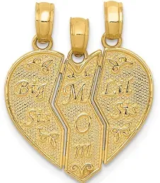 Macy's 14K Gold Break Apart Big Sis Charm