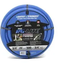 AG-Lite 3/4" x 25' Rubber Water Hose