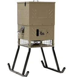 Boss Buck 600-lb. Stand & Fill Sled Feeder with Diverter Plate and Solar Panel