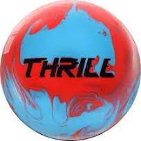 Motiv PRE-DRILLED Max Thrill Solid Bowling Ball - Red/Blue 15lbs