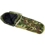 MT Army Military Modular Sleeping Bags System Multi Layered with Bivy Cover for All Season Woodland/Multicam