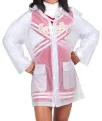 Womens Chasse Clear Rain Jacket With Hood