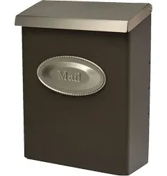 Architectural Mailboxes Designer Classic Galvanized Steel Wall Mount Venetian Bronze Mailbox