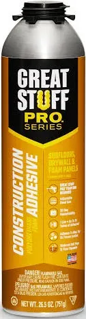 Great Stuff Pro Floor & Wall Adhesive Foam